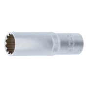 BGS Bussola Gear Lock, profonda, 12,5 mm (1/2"), 17 mm