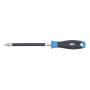 BGS Cacciavite flessibile con impugnatura girevole, profilo a E E6, Lunghezza lama 150 mm-3