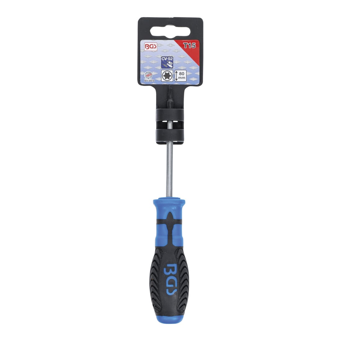 BGS Cacciavite, profilo a T (per TX) T15, Lunghezza della lama 80 mm