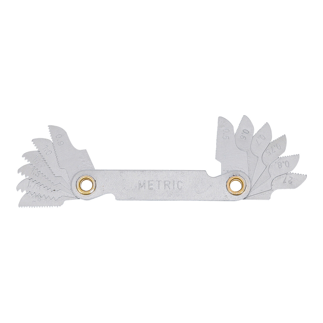 BGS Calibro filettatura, 12 fogli, metrico 0,5 - 1,75 mm
