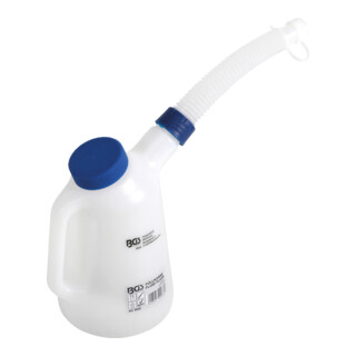 BGS Caraffa di riempimento con beccuccio flessibile e coperchio
