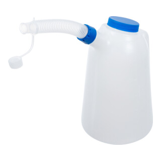 BGS Caraffa di riempimento con beccuccio flessibile e coperchio
