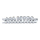 BGS Cardan insteekset zeskant aandrijving binnenvierkant 10 mm (3/8") SW 10 - 19 mm 10-delig.-1