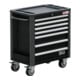 BGS Carrello da officina, 7 cassetti, altezza di costruzione extra bassa, vuoto-1