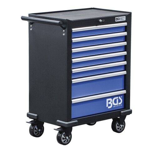 BGS Carrello da officina, 7 cassetti, con 263 utensili