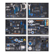 BGS Carrello da officina, 7 cassetti, set attrezzi regolazione motore, 223 pezzi-4