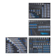 BGS Carrello da officina, 8 cassetti, con 296 utensili-4