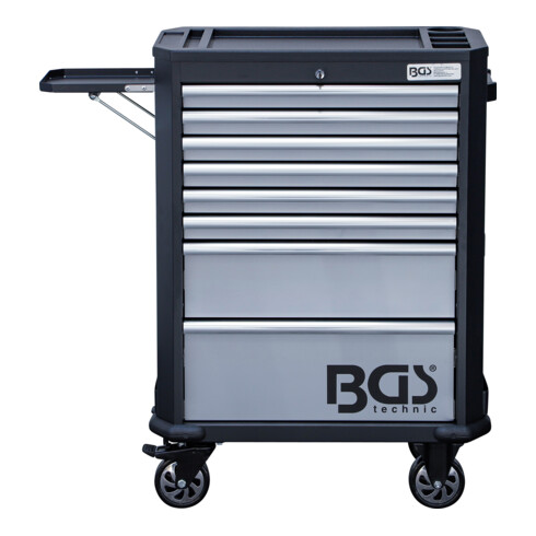 BGS Carrello da officina, 8 cassetti, vuoto