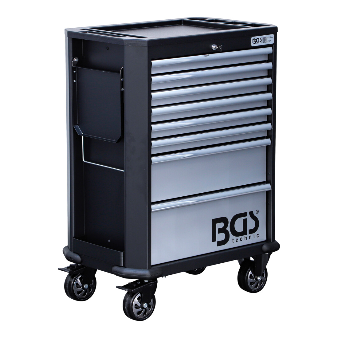 BGS Carrello da officina, 8 cassetti, vuoto