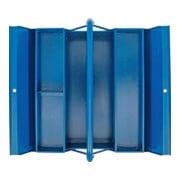 BGS Cassetta porta attrezzi in metallo, vuota, 420 x 200 x 150 mm, 3 scomparti-5