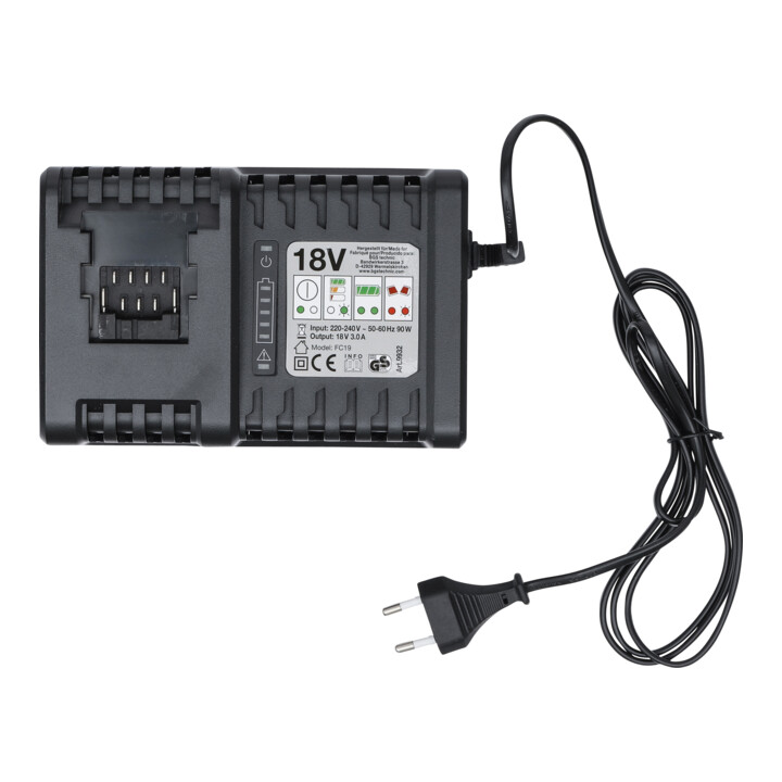 BGS Chargeur rapide pour clé à choc sur accu art. 9928