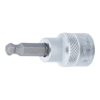 BGS Chiave a bussola, 10 mm (3/8"), esagono interno con testa sferica 6 mm