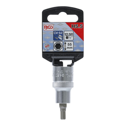 BGS Chiave a bussola, 12,5 mm (1/2"), esagono interno 5,5 mm