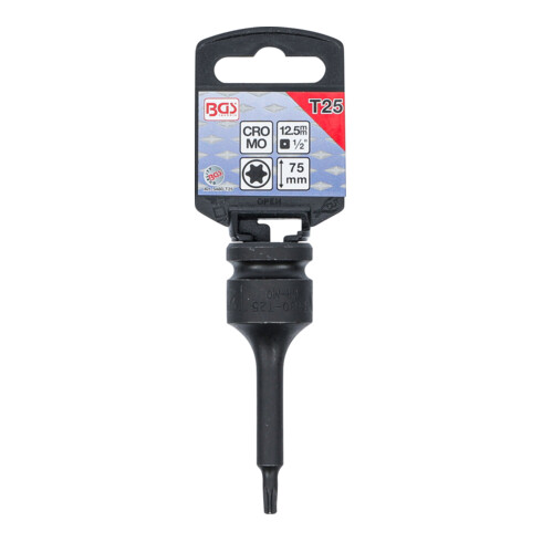 BGS Chiave a bussola, 12,5 mm (1/2"), profilo a T (per Torx) T25