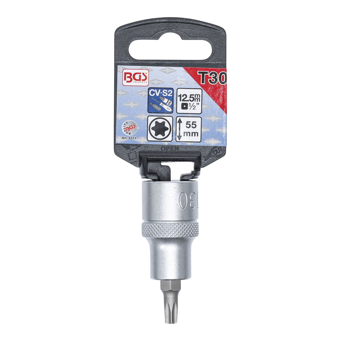 BGS Chiave a bussola, 12,5 mm (1/2"), profilo a T (per TX) T30