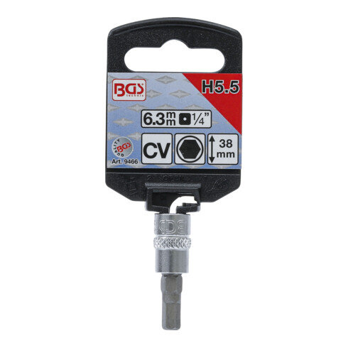 BGS Chiave a bussola, 6,3 mm (1/4"), esagono interno 5,5 mm