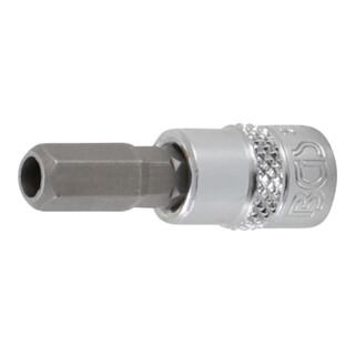 BGS Chiave a bussola, 6,3 mm (1/4"), esagono interno con foro 7 mm