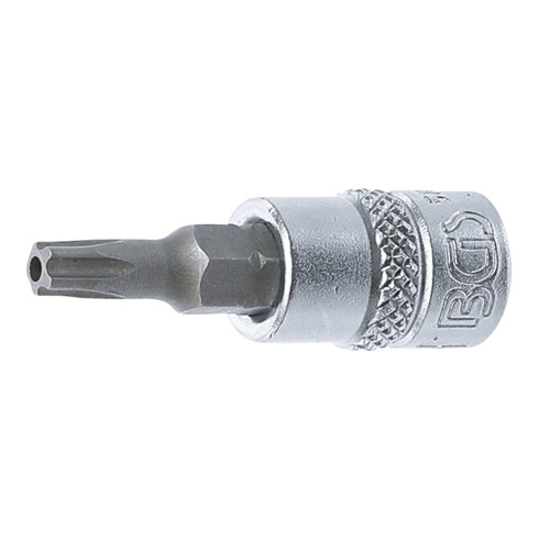 BGS Chiave a bussola, 6,3 mm (1/4"), profilo a TS (per Torx Plus ) con alesatura TS25