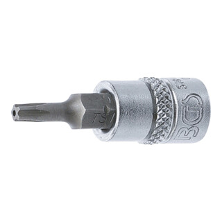 BGS Chiave a bussola, 6,3 mm (1/4"), profilo a TS (per TX Plus ) con alesatura TS15