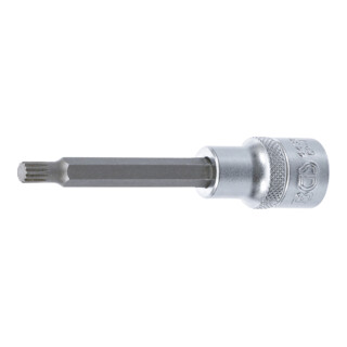 BGS Chiave a bussola, lunghezza 100 mm, 12,5 mm (1/2"), poligonale interno (per XZN) M7