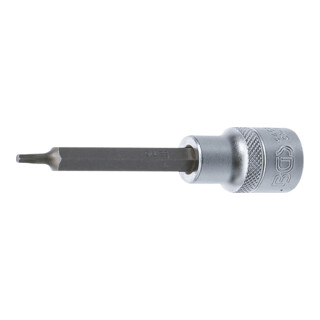 BGS Chiave a bussola, lunghezza 100 mm, 12,5 mm (1/2"), profilo a T (per TX) T15