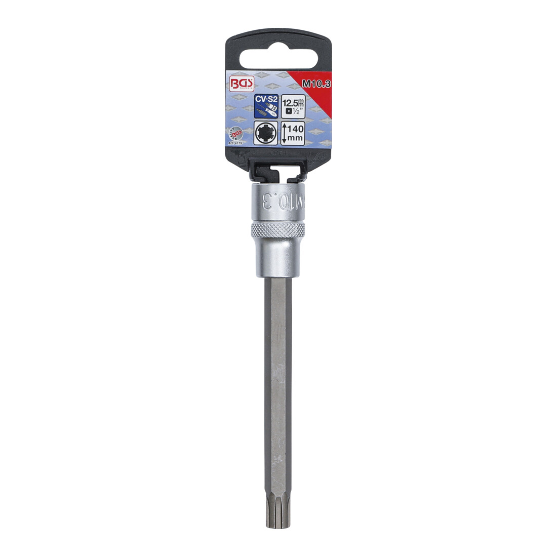 BGS Chiave a bussola, lunghezza 140 mm, 12,5 mm (1/2"), profilo a cuneo (per RIBE) M10,3
