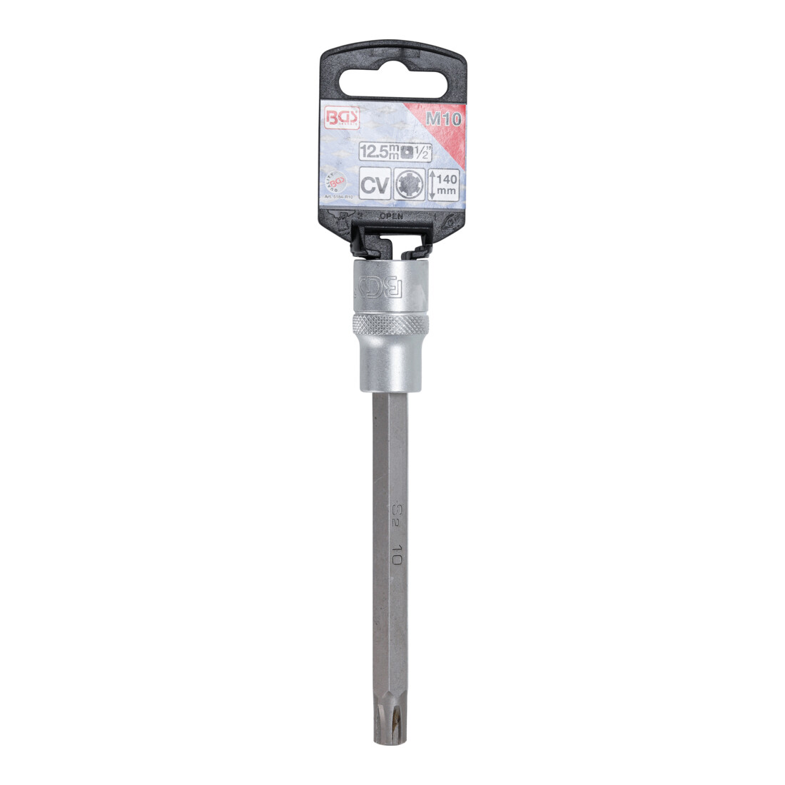 BGS Chiave a bussola, lunghezza 140 mm, 12,5 mm (1/2"), profilo a cuneo (per RIBE) M10