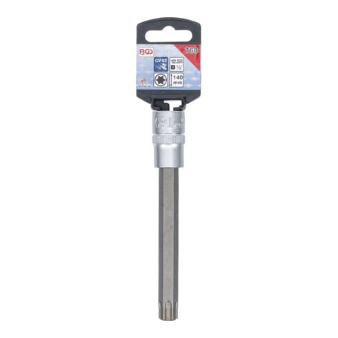 BGS Chiave a bussola, lunghezza 140 mm, 12,5 mm (1/2"), profilo a T (per TX) T60