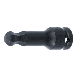 BGS Chiave a bussola, lunghezza 75 mm, 12,5 mm (1/2"), esagono interno con testa sferica 14 mm