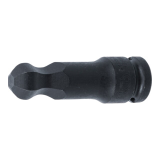 BGS Chiave a bussola, lunghezza 75 mm, 12,5 mm (1/2"), esagono interno con testa sferica 17 mm