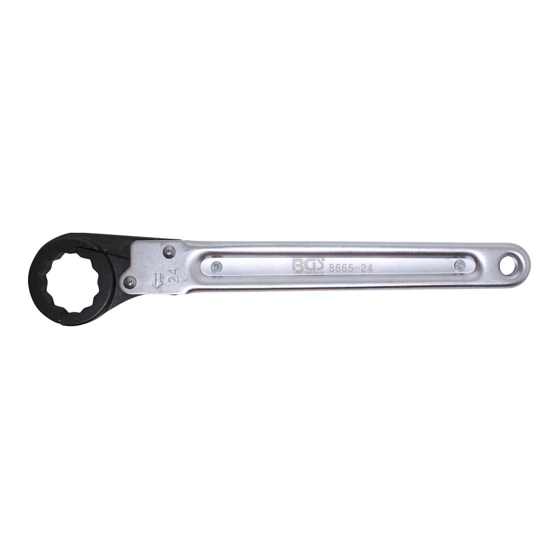 BGS Chiave a cricchetto per tubazioni, 24 mm
