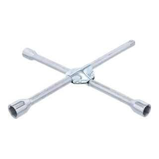 BGS Chiave a croce per auto, apertura quadrato 17x19x21x12,5mm