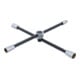 BGS Chiave a croce per auto, con snodo, apertura quadrato 17x19x21x12,5mm (1/2")-1