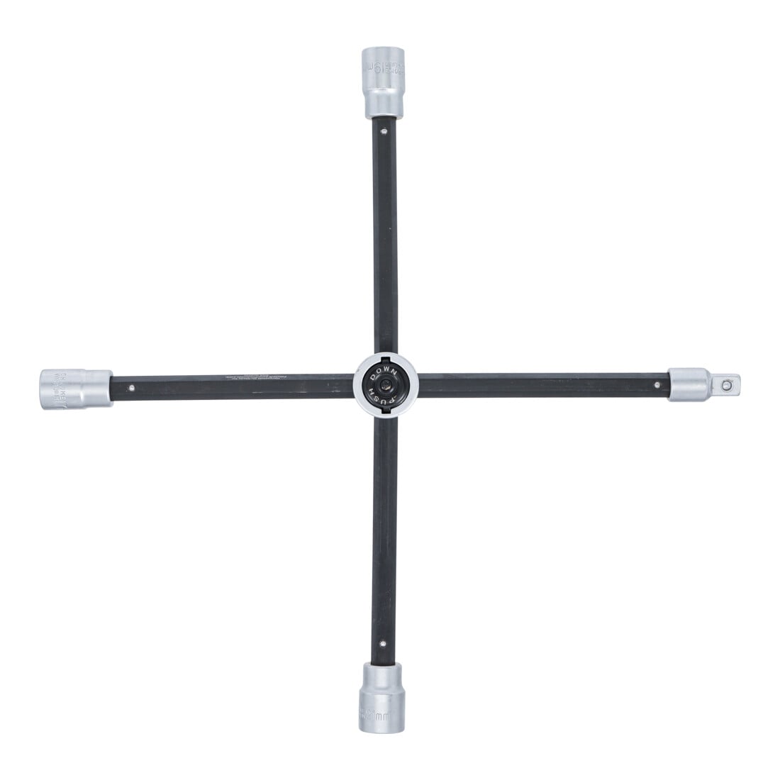 BGS Chiave a croce per auto, con snodo, apertura quadrato 17x19x21x12,5mm (1/2")