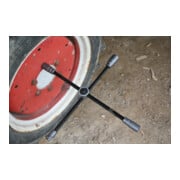 BGS Chiave a croce per dadi ruote di autocarro, pieghevole, quadrata, apertura 24x27x32x20mm (3/4")-3
