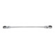 BGS Chiave a doppio cricchetto con snodo, apertura 12x13mm-1