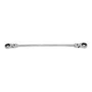 BGS Chiave a doppio cricchetto con snodo, apertura 12x13mm