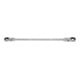 BGS Chiave a doppio cricchetto con snodo, apertura 16x18mm-1