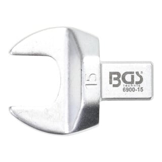 BGS Chiave a forchetta ad innesto, 15 mm, sede 9 x 12 mm