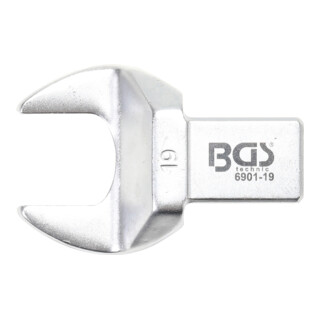 BGS Chiave a forchetta ad innesto, 19 mm, sede 14 x 18 mm