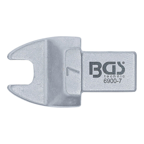 BGS Chiave a forchetta ad innesto, 7 mm, sede 9 x 12 mm