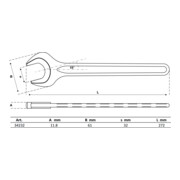 BGS Chiave a forchetta semplice, DIN 894, 32 mm-3