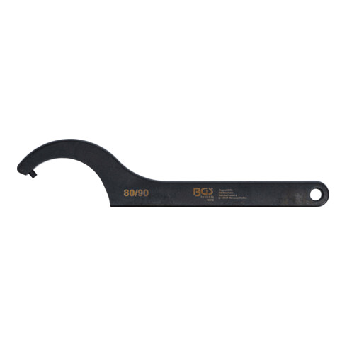 BGS Chiave a gancio con perno, 80 - 90 mm