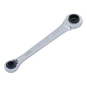 BGS Chiave ad anello a cricchetto"4 in 1", apertura 10x12, 14x17mm