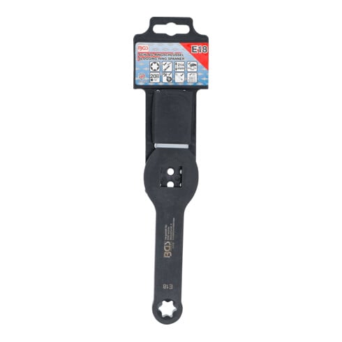 BGS Chiave ad anello a percussione, profilo a E (per TX), con 2 superfici a percussione, E18
