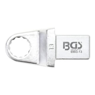 BGS Chiave ad anello ad innesto, 13 mm, sede 14 x 18 mm