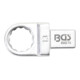 BGS Chiave ad anello ad innesto, 13 mm, sede 9 x 12 mm-1