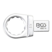BGS Chiave ad anello ad innesto, 16 mm, sede 9 x 12 mm