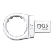 BGS Chiave ad anello ad innesto, 17 mm, sede 9 x 12 mm