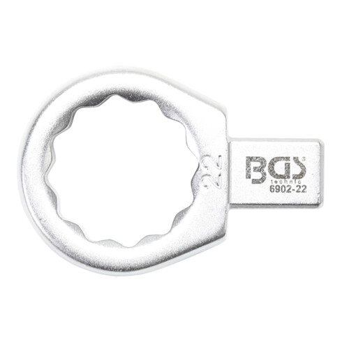 BGS Chiave ad anello ad innesto, 22 mm, sede 9 x 12 mm